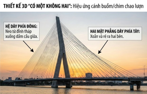 ki&ecirc;n tr&uacute;c độc đ&aacute;o của cầu trần thị l&yacute; 