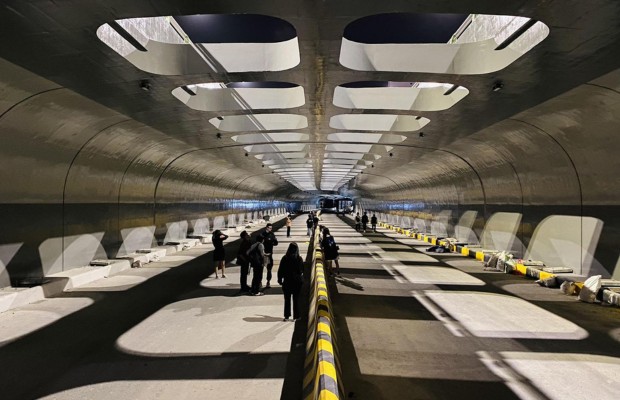 Giếng trời hầm chui ph&iacute;a T&acirc;y