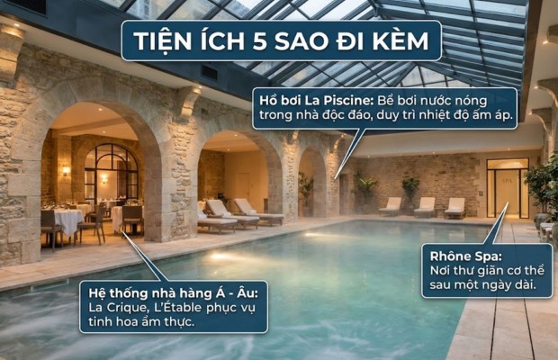 Tiện &iacute;ch 5 sao đi k&egrave;m khi lưu tr&uacute; Mercure Danang French Village