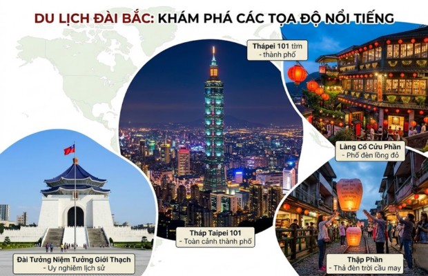 c&aacute;c địa điểm du lịch đ&agrave;i bắc