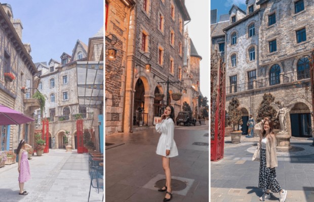 Ng&ocirc;i l&agrave;ng Conques Aveyron