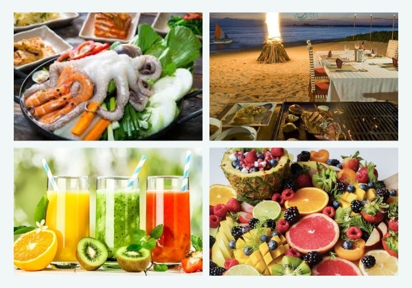 hải sản tại biển non nước