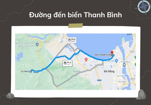 toạ độ biển thanh b&igrave;nh