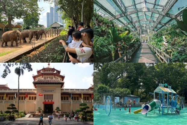 Trải nghiệm đa dạng từ tham quan động - thực vật, tham quan bảo t&agrave;ng đến khu vui chơi dưới nước