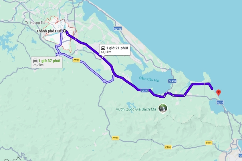 Biển Lăng C&ocirc; Huế