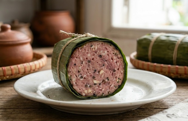 Chả b&ograve; ngon c&oacute; kết cấu chắc, lỗ nhỏ li ti v&agrave; kh&ocirc;ng bị bở