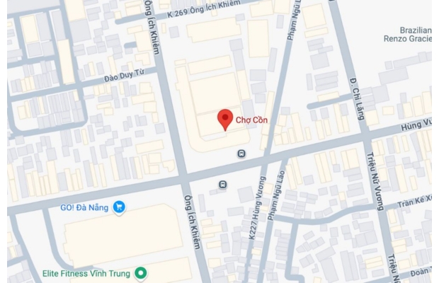 địa chỉ chợ cồn