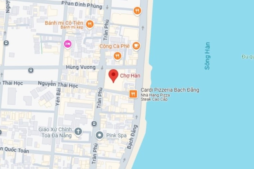 địa chỉ chợ h&agrave;n