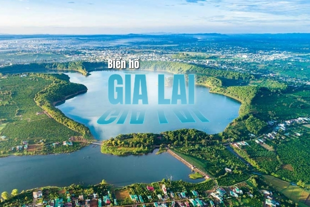 To&agrave;n cảnh vẻ đẹp m&ecirc; hồn của "b&aacute;u vật" Biển Hồ triệu năm giữa l&ograve;ng phố n&uacute;i Pleiku