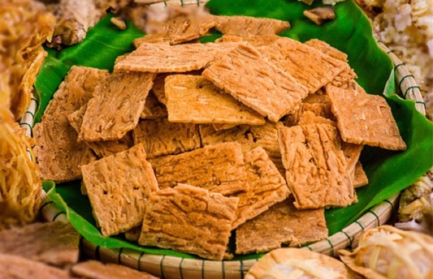 B&aacute;nh dừa nướng gi&ograve;n thơm, vị b&eacute;o nhẹ