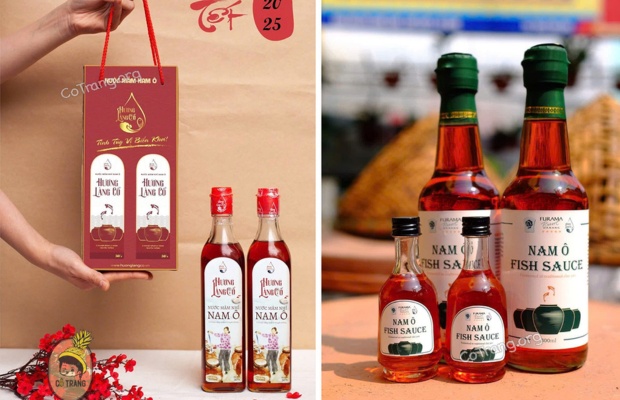 Nước mắm Nam &Ocirc; với m&agrave;u c&aacute;nh gi&aacute;n đậm