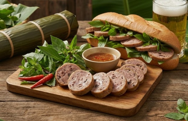 Chả b&ograve; Đ&agrave; Nẵng với độ dai v&agrave; hương thơm tự nhi&ecirc;n