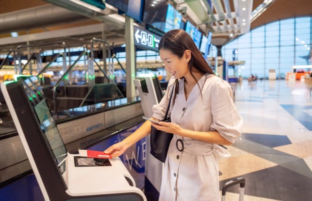 Kiosk check-in tự động CUSS