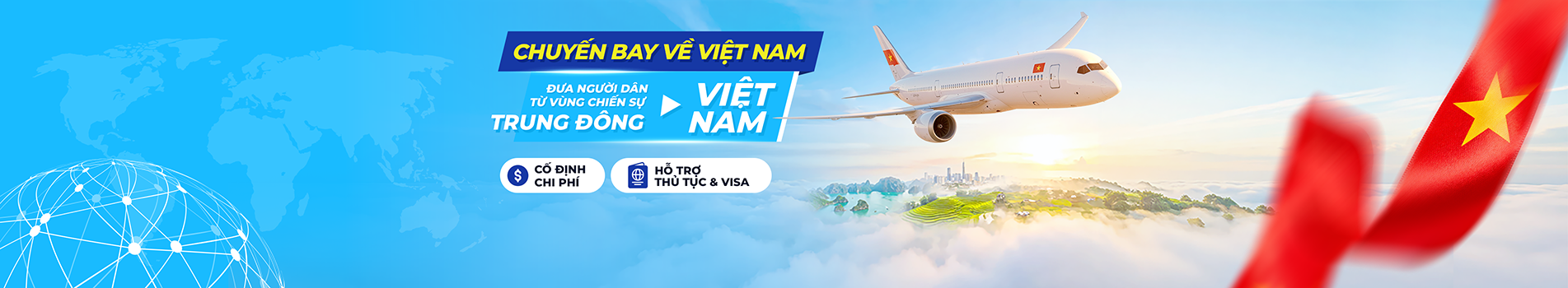 Chuyến bay từ Trung Đông về việt nam