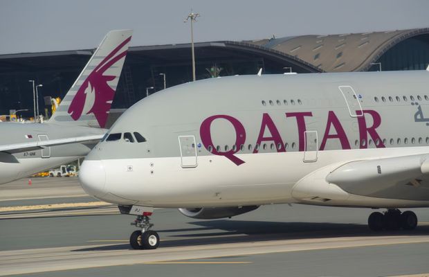 Qatar Airways A380 tại Doha