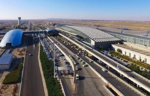 S&acirc;n bay Tehran IKA Imam Khomeini nơi xuất ph&aacute;t v&eacute; m&aacute;y bay Iran về Việt Nam