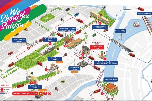 Lộ tr&igrave;nh di chuyển chi tiết của xe bu&yacute;t 2 tầng S&agrave;i G&ograve;n cập nhật mới nhất