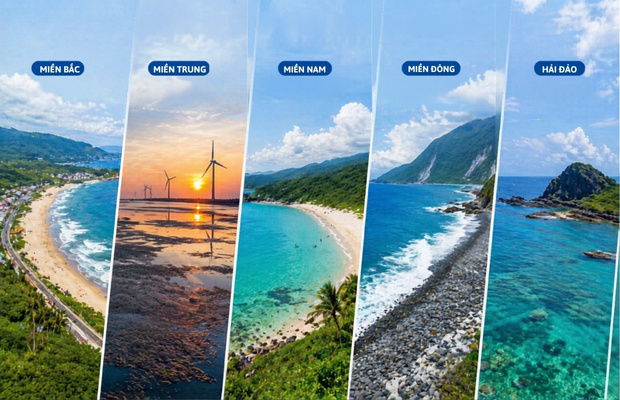 Bờ biển đa dạng từ Bắc đến Nam Đ&agrave;i Loan