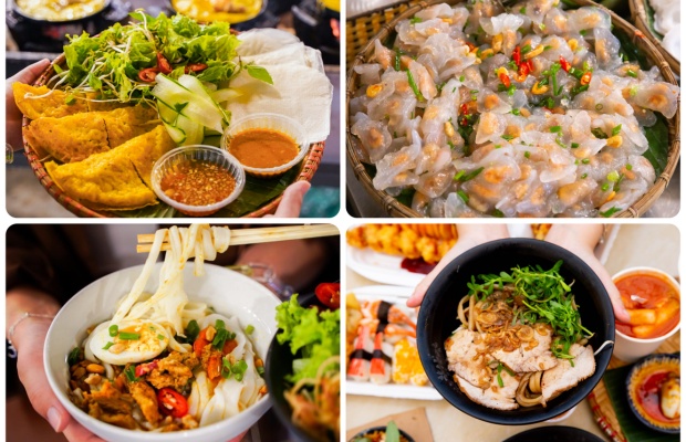 G&oacute;c nhỏ b&igrave;nh dị với khay b&aacute;nh b&egrave;o ch&eacute;n v&agrave; chả b&ograve; thơm lừng