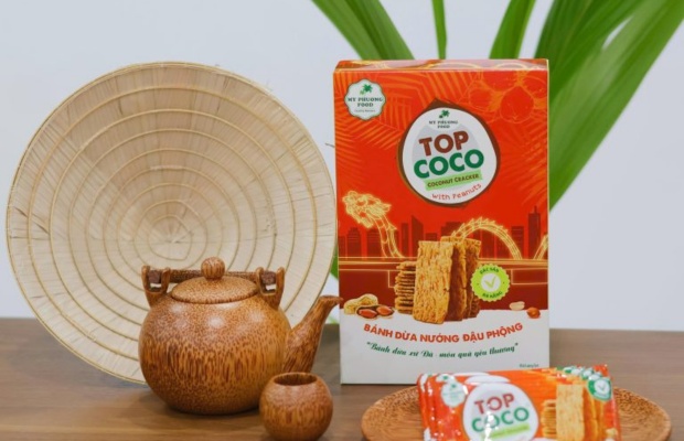 B&aacute;nh dừa nướng đ&oacute;ng g&oacute;i l&agrave;m qu&agrave; 