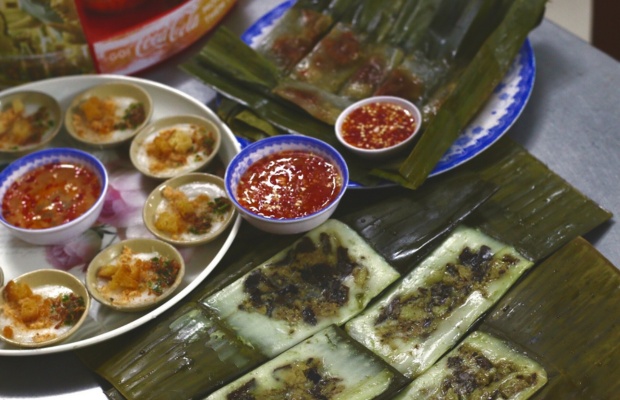 Địa chỉ b&aacute;n b&aacute;nh nậm Đ&agrave; Nẵng chuẩn vị Huế tr&ecirc;n đường Nguyễn Ch&iacute; Thanh

