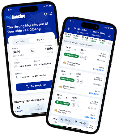 Ứng dụng VietNam Booking