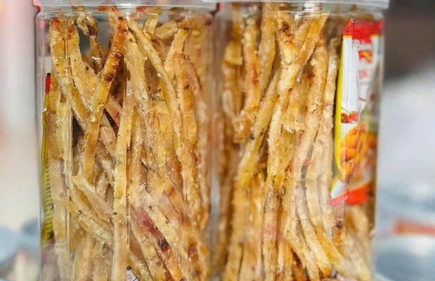 C&aacute; thiều que Đ&agrave; Nẵng đ&oacute;ng hũ tiện bảo quản