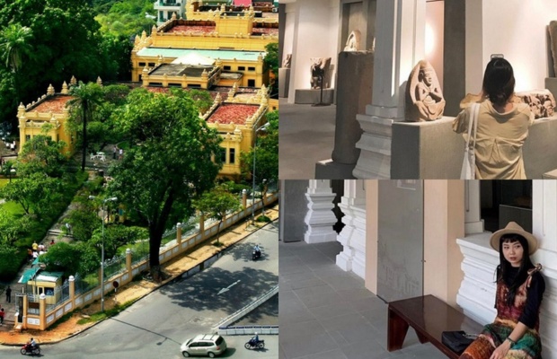 Thưởng thức nghệ thuật bảo t&agrave;ng đi&ecirc;u khắc Chăm