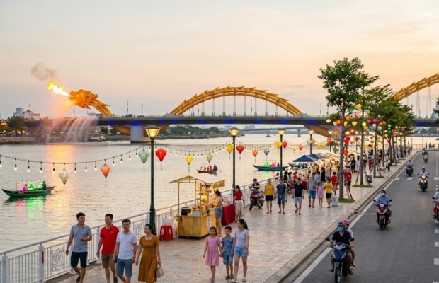 Cung đường dạo bộ tho&aacute;ng đ&atilde;ng khi để tham quan v&agrave;o khung giờ s&aacute;ng