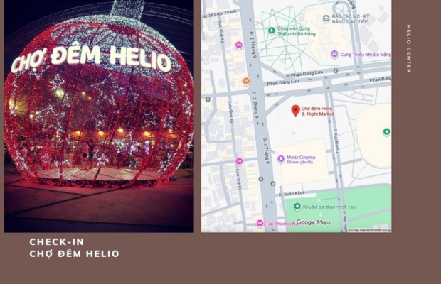 Khu Helio nằm tr&ecirc;n đường 2 Th&aacute;ng 9, rất dễ t&igrave;m khi di chuyển trong trung t&acirc;m