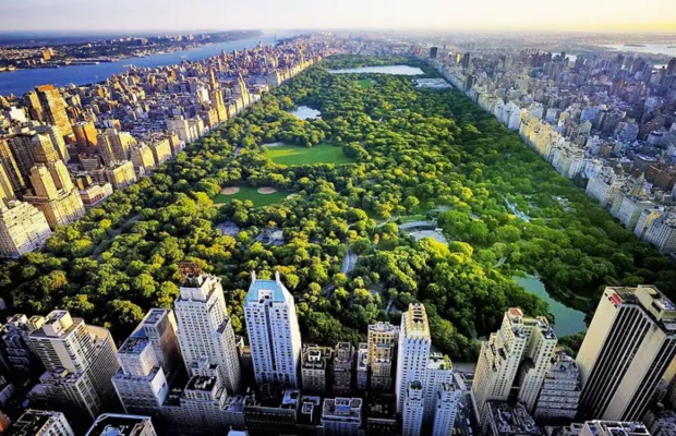 To&agrave;n cảnh c&ocirc;ng vi&ecirc;n trung t&acirc;m Manhattan New York Mỹ từ tr&ecirc;n cao