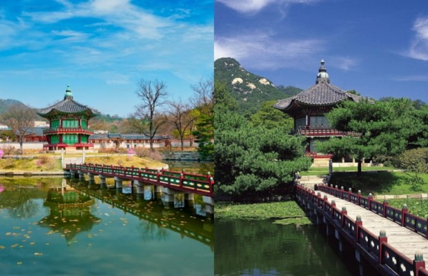 Đ&igrave;nh Hyangwonjeong tại Gyeongbokgung