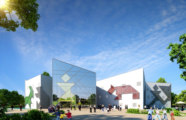 Khu&ocirc;n vi&ecirc;n rộng r&atilde;i v&agrave; hiện đại