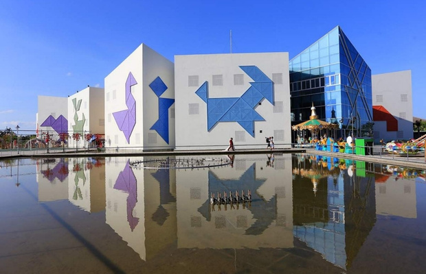 Thiết kế h&igrave;nh khối độc đ&aacute;o 