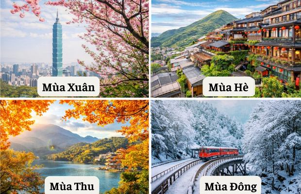 Thời tiết Đ&agrave;i Loan thay đổi r&otilde; rệt theo từng m&ugrave;a 