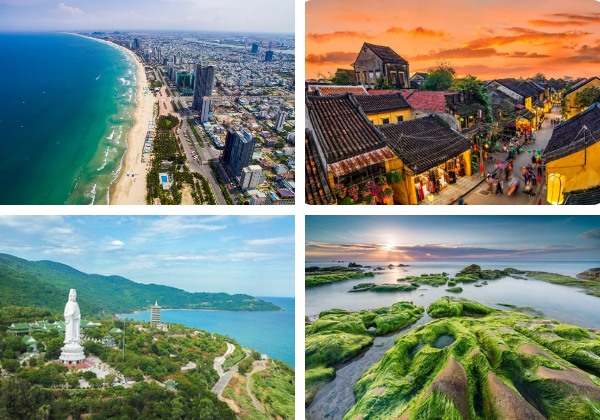 To&agrave;n cảnh c&aacute;c địa điểm du lịch gần Đ&agrave; Nẵng thu h&uacute;t du kh&aacute;ch