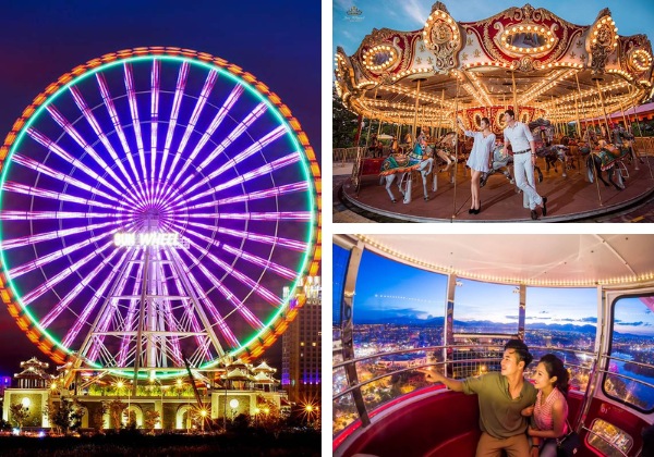 V&ograve;ng quay Mặt trời tại Asia Park - địa điểm hẹn h&ograve; đ&agrave; nẵng l&atilde;ng mạn.