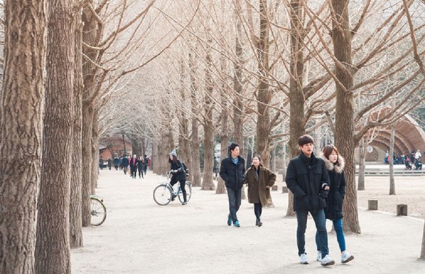 Du lịch H&agrave;n Quốc m&ugrave;a đ&ocirc;ng n&ecirc;n mặt