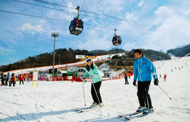 Trượt tuyết tại Vivaldi Park & Yongpyong