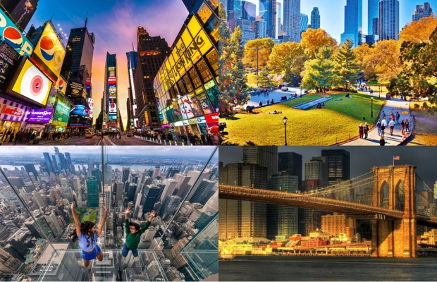 Những địa điểm nổi tiếng ở New York m&agrave; kh&aacute;ch du lịch nhất định phải gh&eacute; thăm.