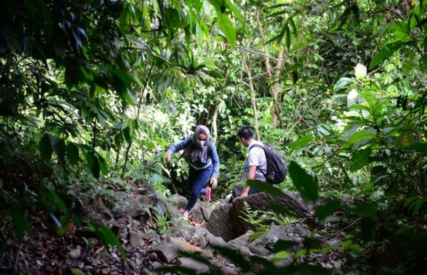 chekking xuy&ecirc;n rừng giếng trời