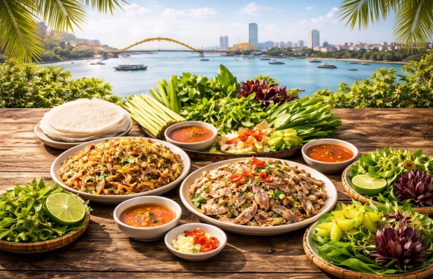 gỏi cá Nam Ô