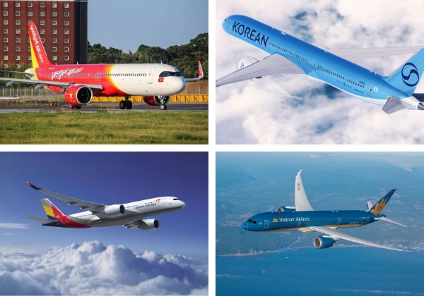 C&aacute;c h&atilde;ng h&agrave;ng kh&ocirc;ng khai th&aacute;c đường bay