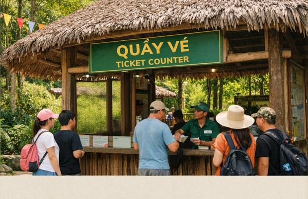 Gi&aacute; v&eacute; tham khảo tại khu du lịch 