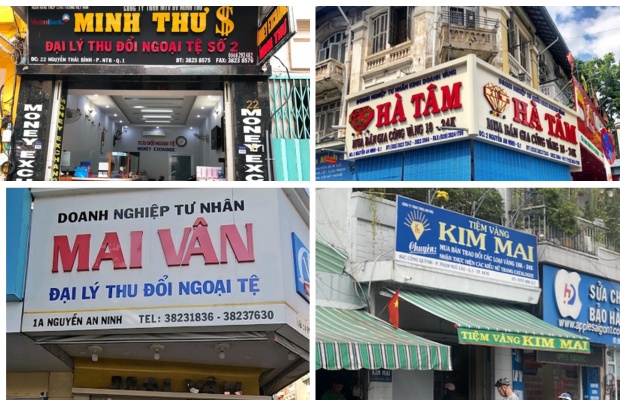 Khu trung t&acirc;m TP.HCM tập trung nhiều điểm đổi ngoại tệ