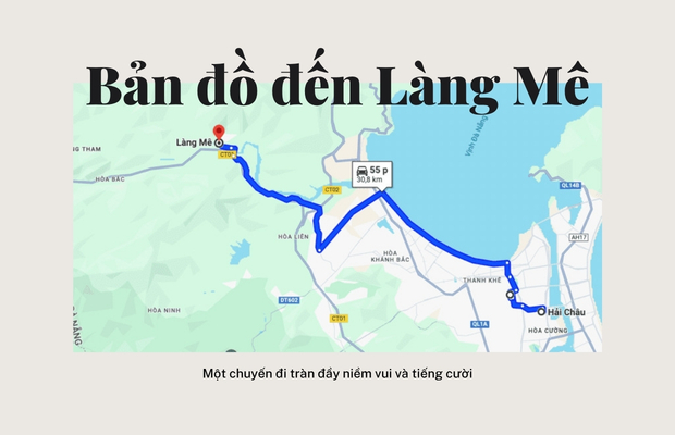 bản đồ đi đến l&agrave;ng m&ecirc;
