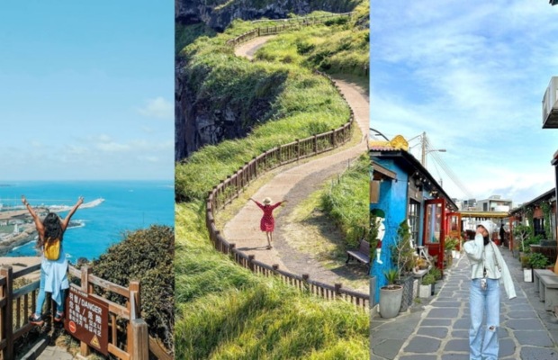 Kh&aacute;ch du lịch trải nghiệm tour du lịch Jeju H&agrave;n Quốc