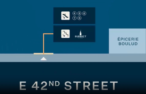 Lối v&agrave;o tầng trệt của t&ograve;a nh&agrave; SUMMIT One Vanderbilt

