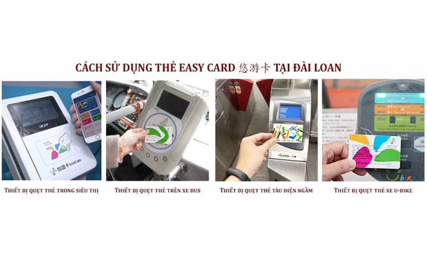 C&aacute;ch sử dụng thẻ easy card đ&agrave;i loan khi qua cổng