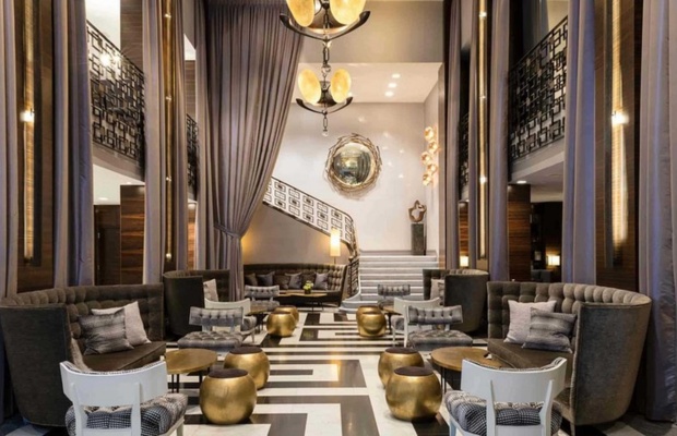 Sảnh ch&iacute;nh T&ograve;a nh&agrave; Empire State Building với kiến tr&uacute;c Art Deco